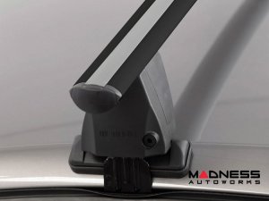 Alfa Romeo Giulia Roof Rack Cross Bars - for models w/o factory roof rails - Black (2017 - 2025) Alfa Romeo Giulia Roof Rack Cross Bars - for models w/o factory roof rails - Black (2017 - 2025)